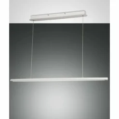 Suspension Fabas Luce Mason LED Blanc, 2 lumières