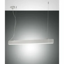 Suspension Fabas Luce Next LED Blanc, 2 lumières