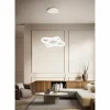 Suspension Fabas Luce Palau LED Blanc, 2 lumières