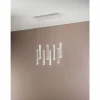 Suspension Fabas Luce Prado LED Blanc, 8 lumières
