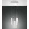 Suspension Fabas Luce Prado LED Blanc, 8 lumières