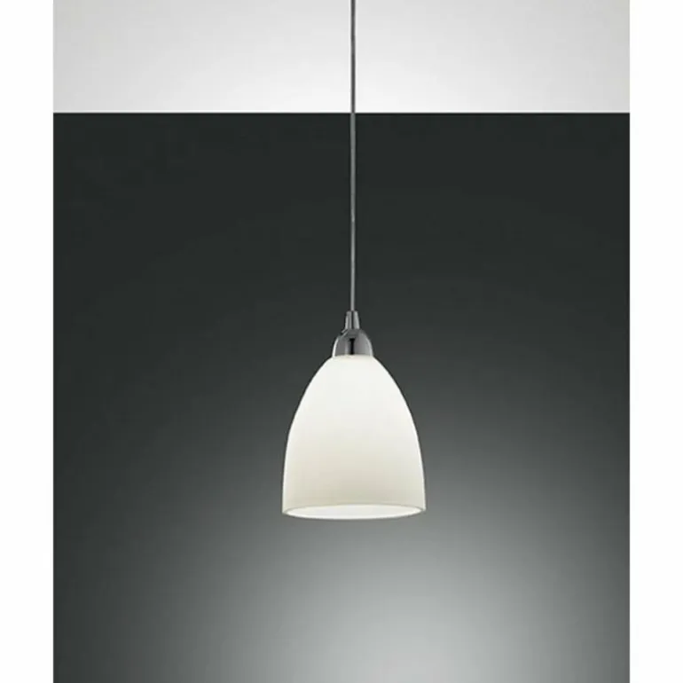 Suspension Fabas Luce PROVENZA Chrome, 1 lumière