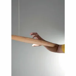 Suspension Fabas Luce Ribot LED Écru, Blanc, 1 lumière