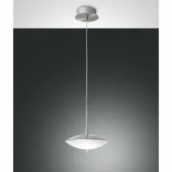 Suspension Fabas Luce Spiny LED Nickel mat, 1 lumière