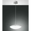 Suspension Fabas Luce Spiny LED Nickel mat, 1 lumière