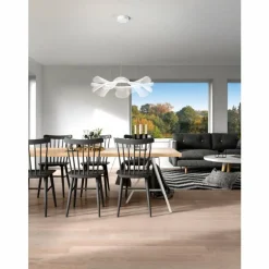 Suspension Fabas Luce Sylvie LED Blanc, 1 lumière