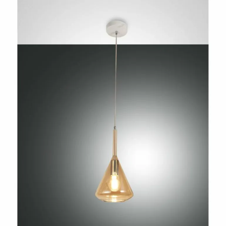 Suspension Fabas Luce Tris Blanc, 1 lumière
