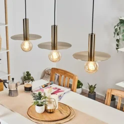 Suspension Faido Noir, 3 lumières