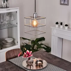 Suspension Fevaag Argenté, 1 lumière