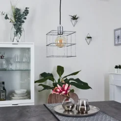 Suspension Fevaag Argenté, 1 lumière