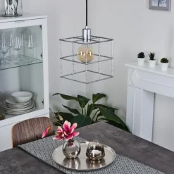 Suspension Fevaag Argenté, 1 lumière