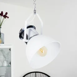 Suspension Fieberbrunn Blanc, 1 lumière