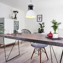 Suspension Fieberbrunn Blanc, 1 lumière