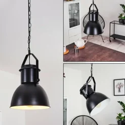 Suspension Fieberbrunn Noir, 1 lumière