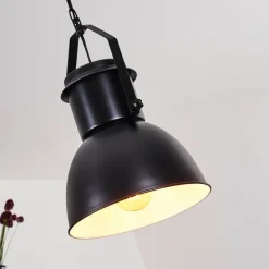 Suspension Fieberbrunn Noir, 1 lumière