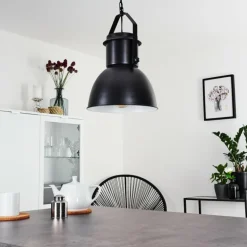 Suspension Fieberbrunn Noir, 1 lumière