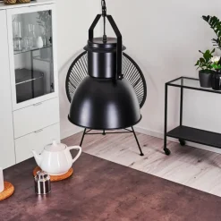 Suspension Fieberbrunn Noir, 1 lumière