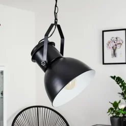 Suspension Fieberbrunn Noir, 1 lumière