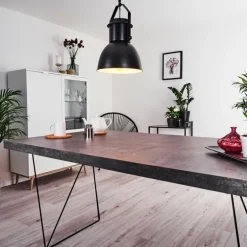 Suspension Fieberbrunn Noir, 1 lumière