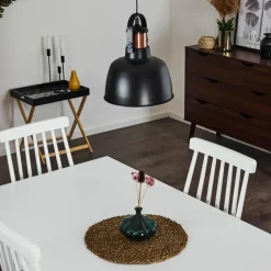 Suspension Fieberbrunn Noir, 1 lumière