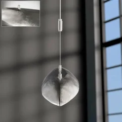 Suspension Fischer & Honsel COLMAR LED Nickel mat, 1 lumière