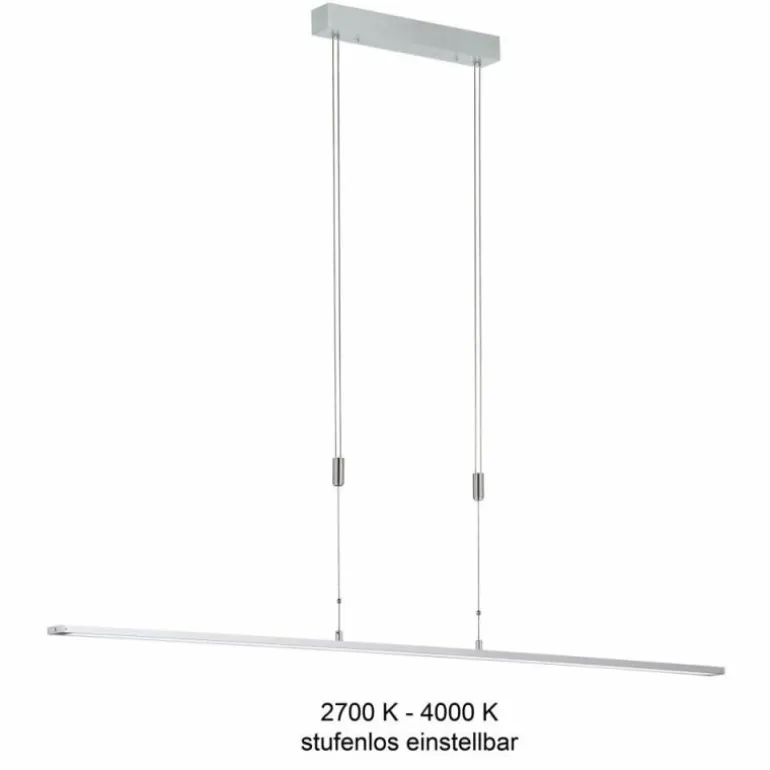 Suspension Fischer & Honsel METZ LED Aluminium, 1 lumière