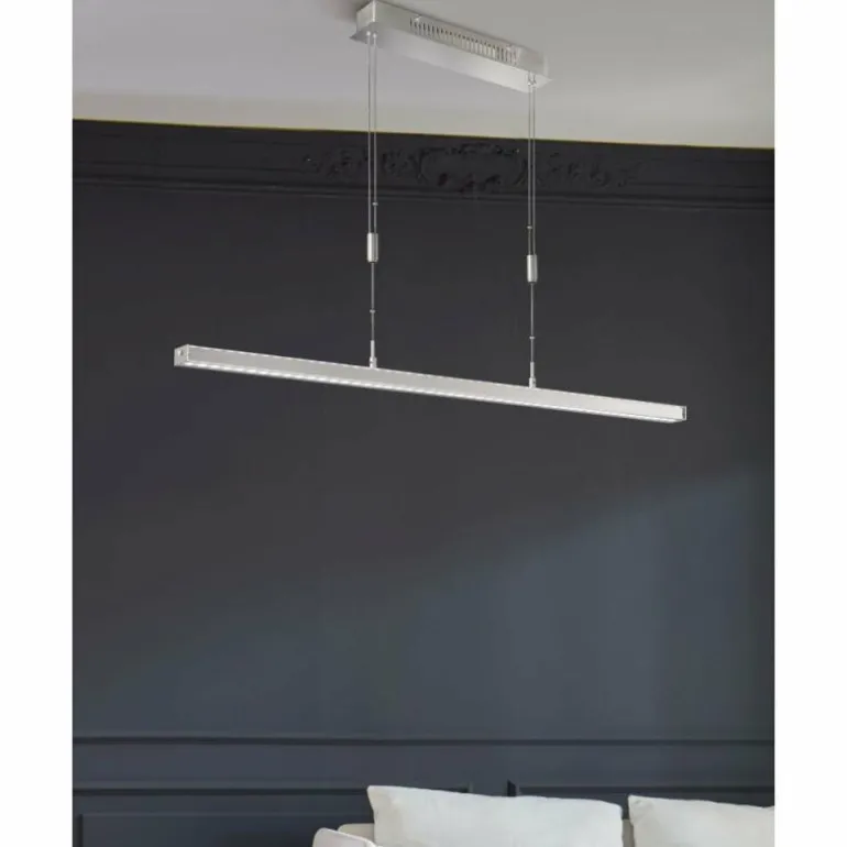 Suspension Fischer & Honsel VITAN LED Nickel mat, 1 lumière
