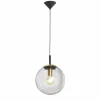 Suspension Fischer & Honsel living Dini Noir, 1 lumière