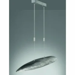 Suspension Fischer & Honsel Colmar LED Nickel mat, 6 lumières