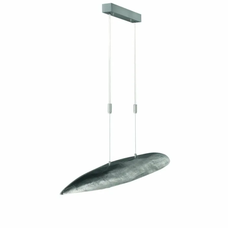 Suspension Fischer & Honsel Colmar LED Nickel mat, 6 lumières