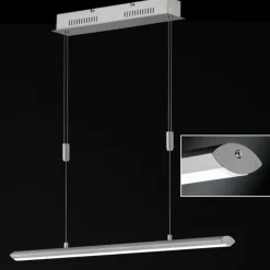 Suspension Fischer & Honsel Beat TW LED Aluminium, 1 lumière