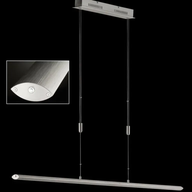 Suspension Fischer & Honsel Beat TW LED Aluminium, 1 lumière