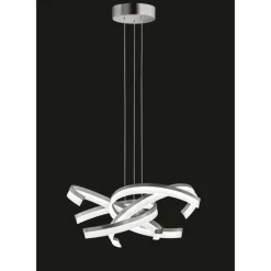 Suspension Fischer & Honsel Sund TW LED Nickel mat, 4 lumières