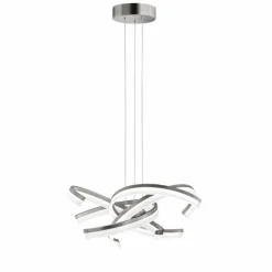 Suspension Fischer & Honsel Sund TW LED Nickel mat, 4 lumières