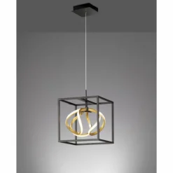 Suspension Fischer & Honsel Gesa LED Noir, 1 lumière