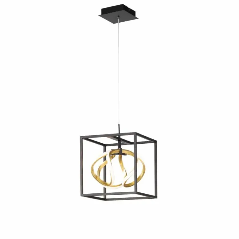 Suspension Fischer & Honsel Gesa LED Noir, 1 lumière
