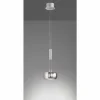 Suspension Fischer & Honsel Colette LED Nickel mat, 1 lumière
