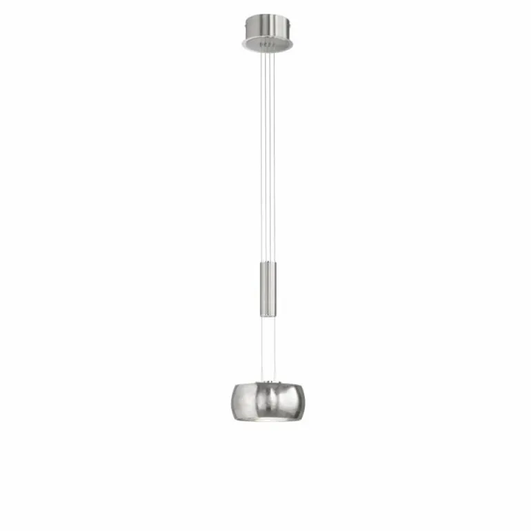Suspension Fischer & Honsel Colette LED Nickel mat, 1 lumière