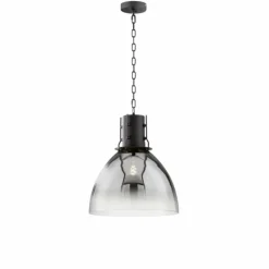 Suspension Fischer & Honsel Londo Noir, 1 lumière