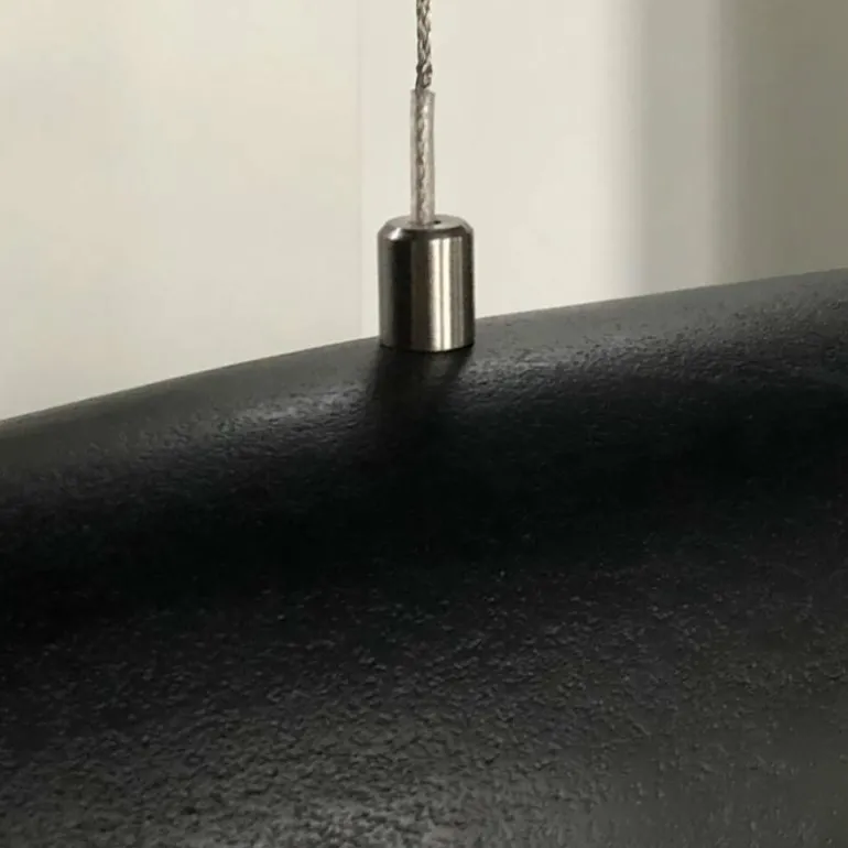 Suspension Fischer & Honsel Colmar LED Nickel mat, 5 lumières