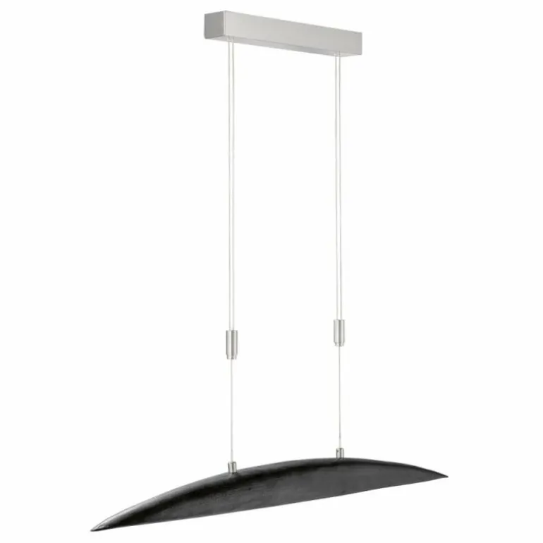 Suspension Fischer & Honsel Colmar LED Nickel mat, 5 lumières