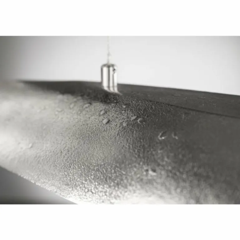 Suspension Fischer & Honsel Colmar LED Brun foncé, Nickel mat, 5 lumières