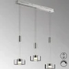 Suspension Fischer & Honsel Lavin LED Nickel mat, 3 lumières