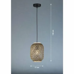 Suspension Fischer & Honsel Hummel Noir, 1 lumière