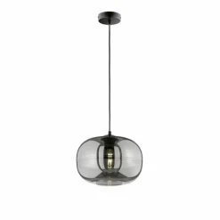 Suspension Fischer & Honsel Ink Noir, 1 lumière