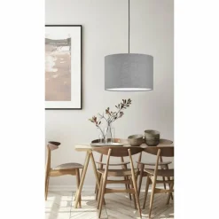 Suspension Fischer & Honsel Vigo Noir, 1 lumière