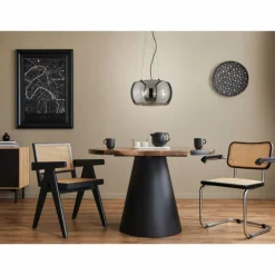 Suspension Fischer & Honsel Dima Noir, 3 lumières