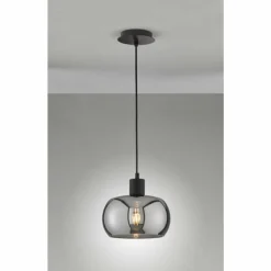 Suspension Fischer & Honsel Dima Noir, 1 lumière