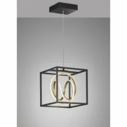 Suspension Fischer & Honsel Gisi LED Noir, 1 lumière, Télécommandes