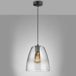 Suspension Fischer & Honsel Miro Noir, 1 lumière